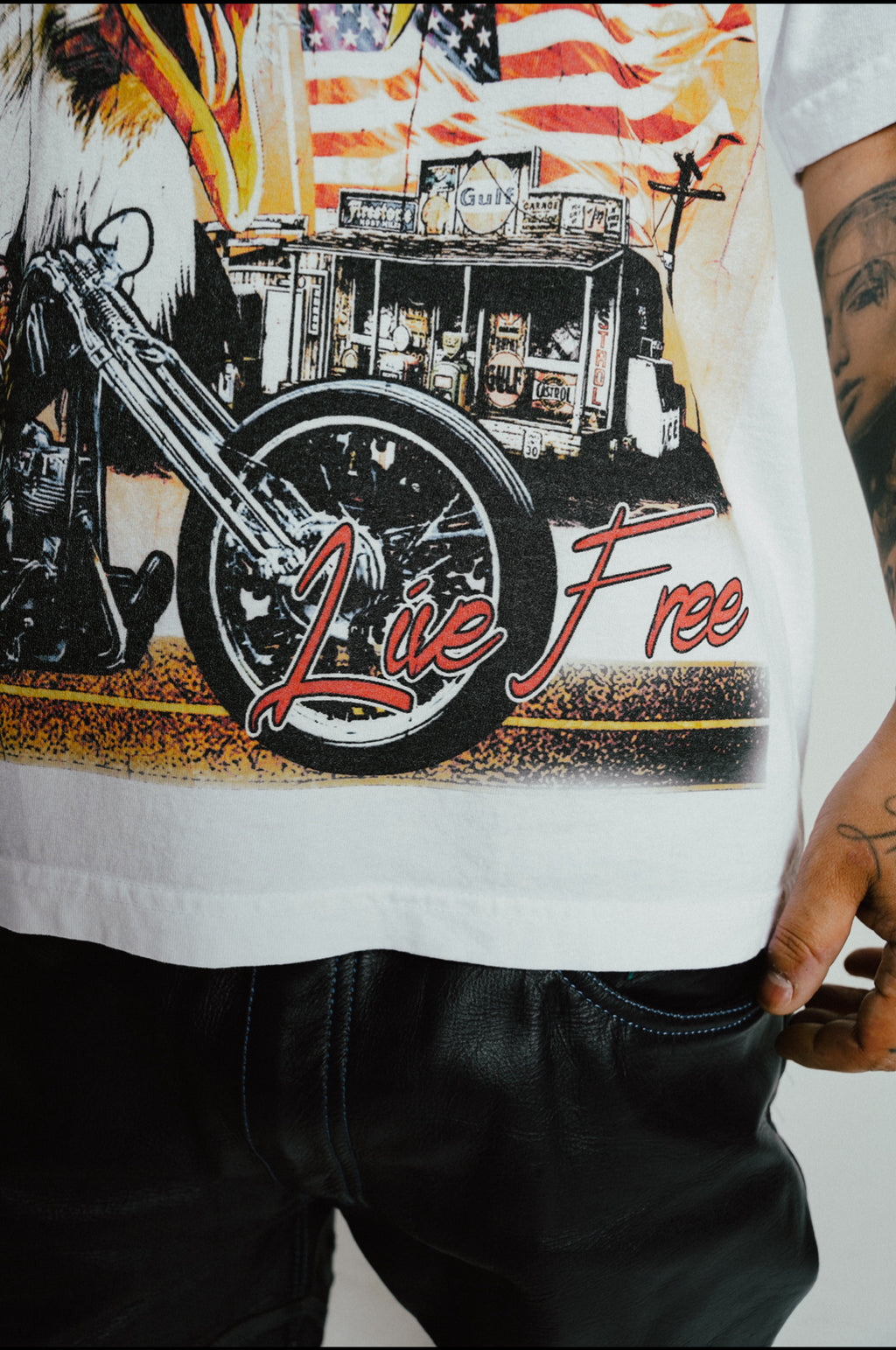 Live Free Tee (White)