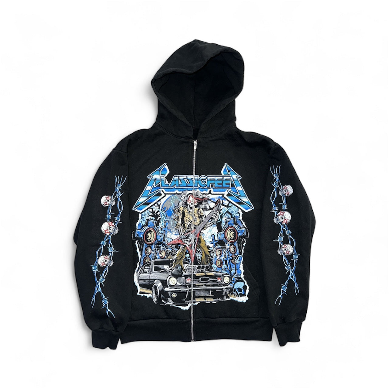 Classic Skelly Rocker Hoodie