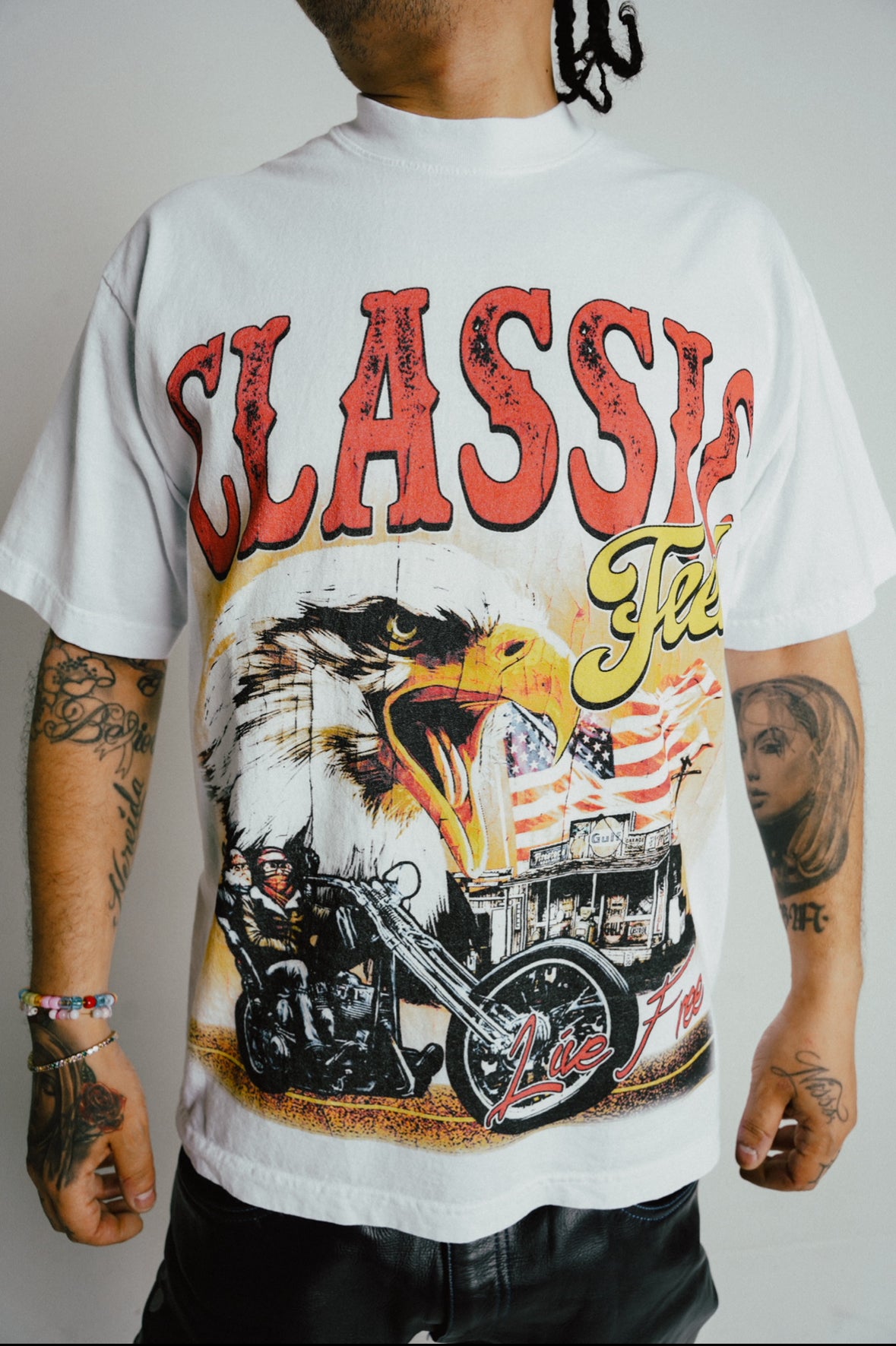 Live Free Tee(White)