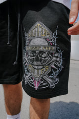 Motor Club Black Shorts