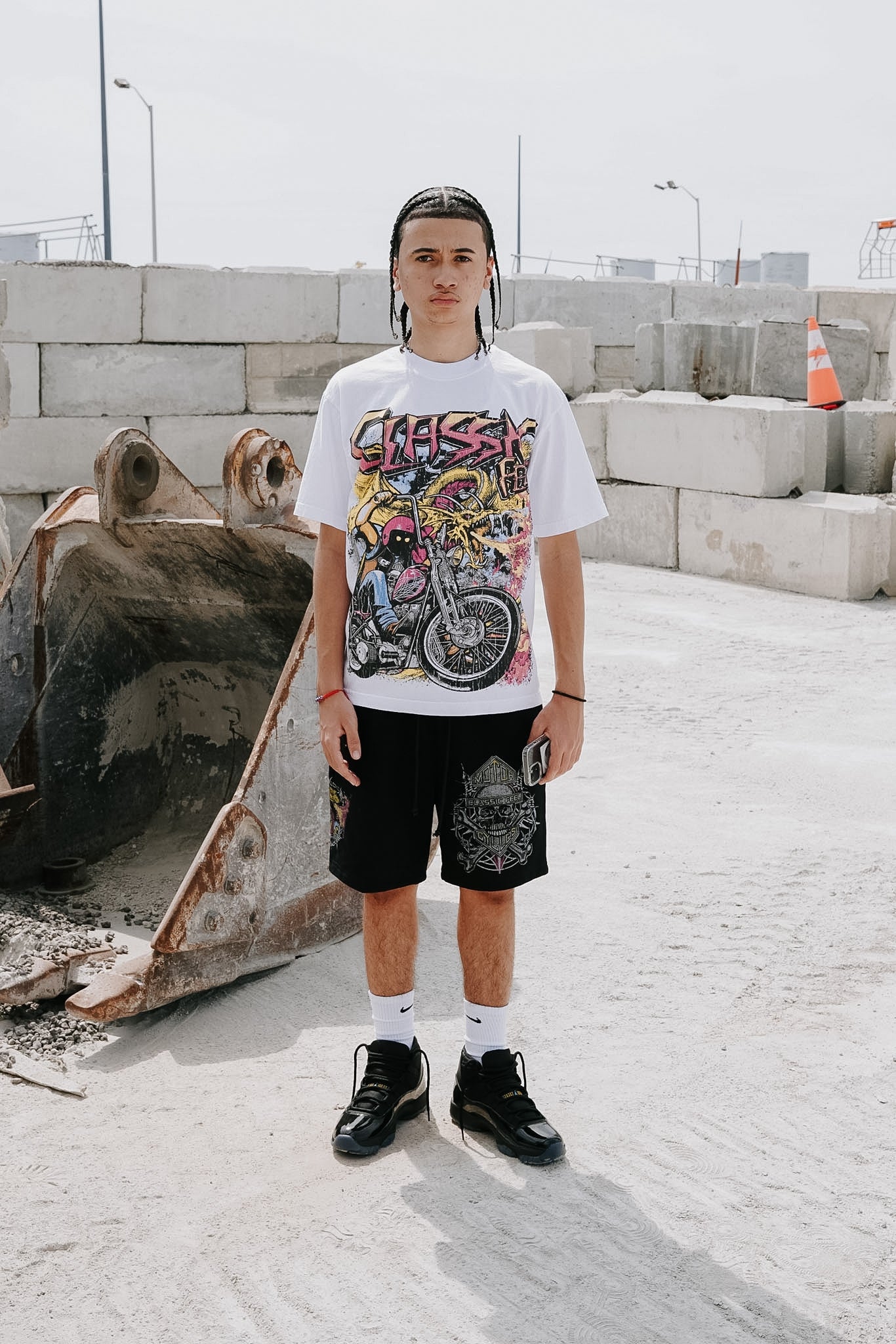 Motor Club White Tee