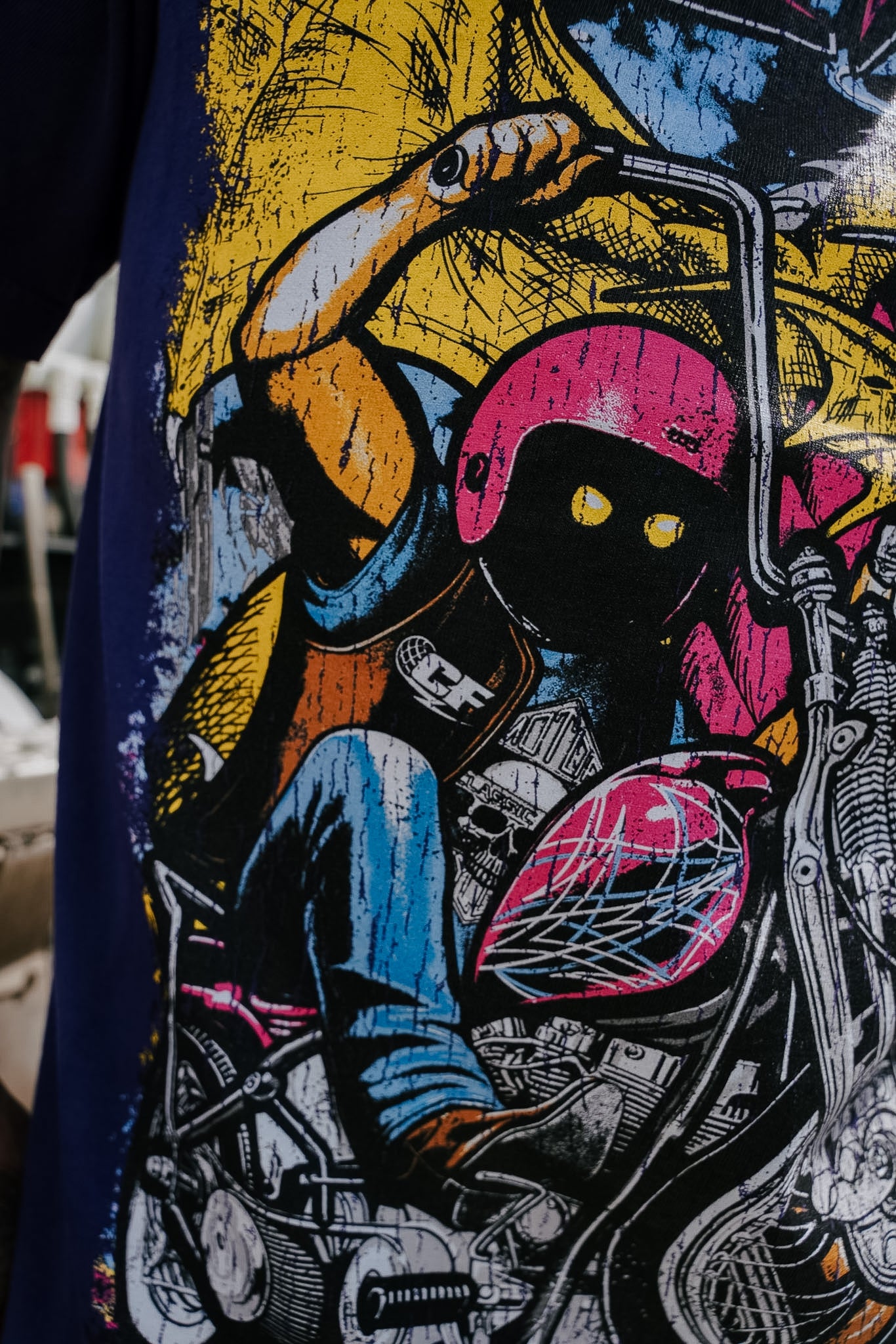 Motor Club Purple Tee